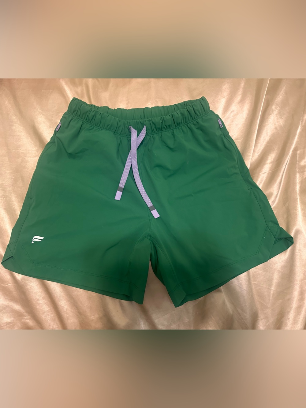 Fabletics the one short in Kelly Green Athletic Drawstring Shorts